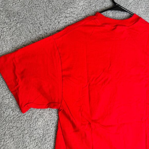 Vintage Kamehameha T Shirt Adult Large Red Crew Neck Makaha Hawaii - Picture 6 of 9